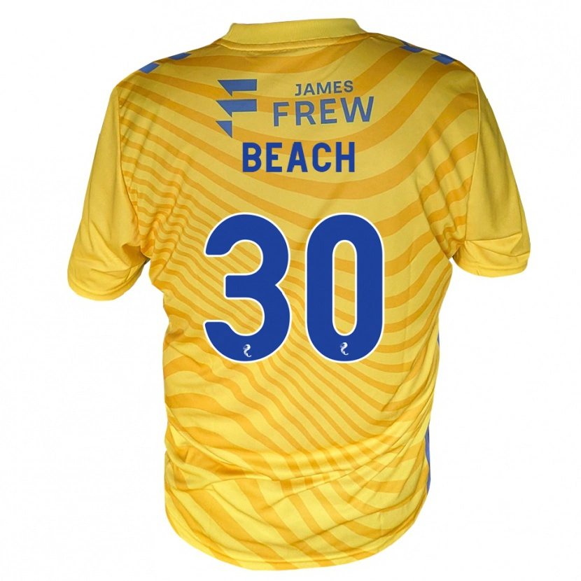 Danxen Herren Eddie Beach #30 Königsblau Gelb Auswärtstrikot Trikot 2026/27 T-Shirt Schweiz