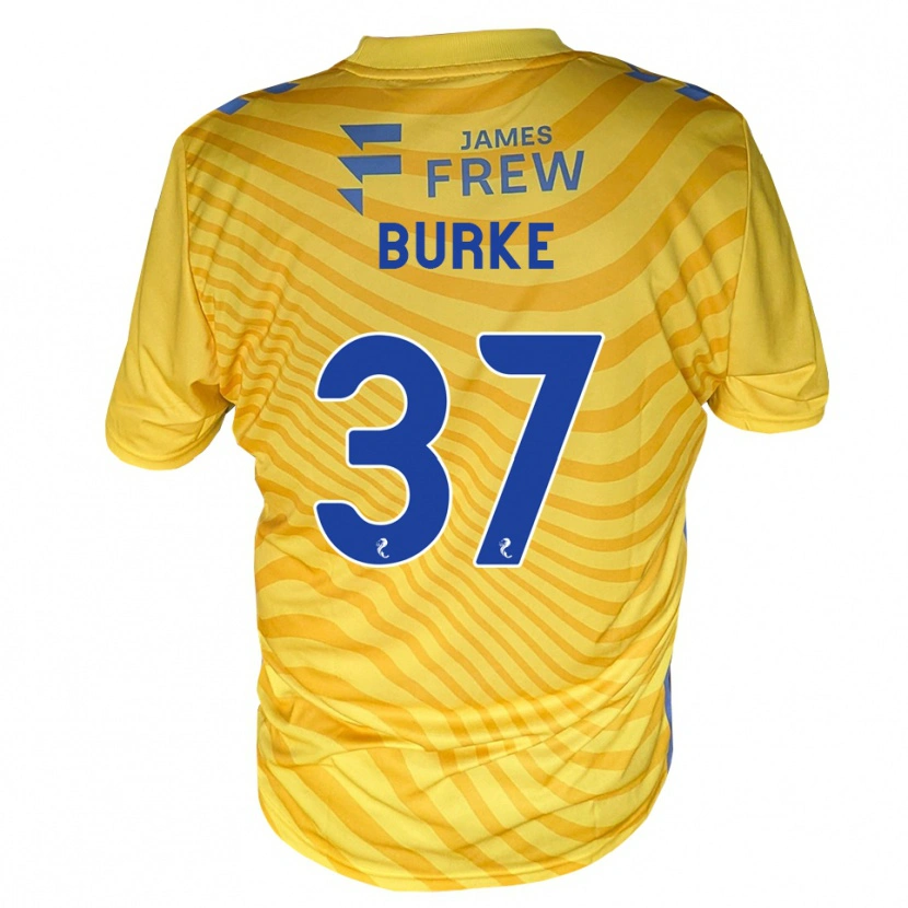 Danxen Herren Cole Burke #37 Königsblau Gelb Auswärtstrikot Trikot 2026/27 T-Shirt Schweiz