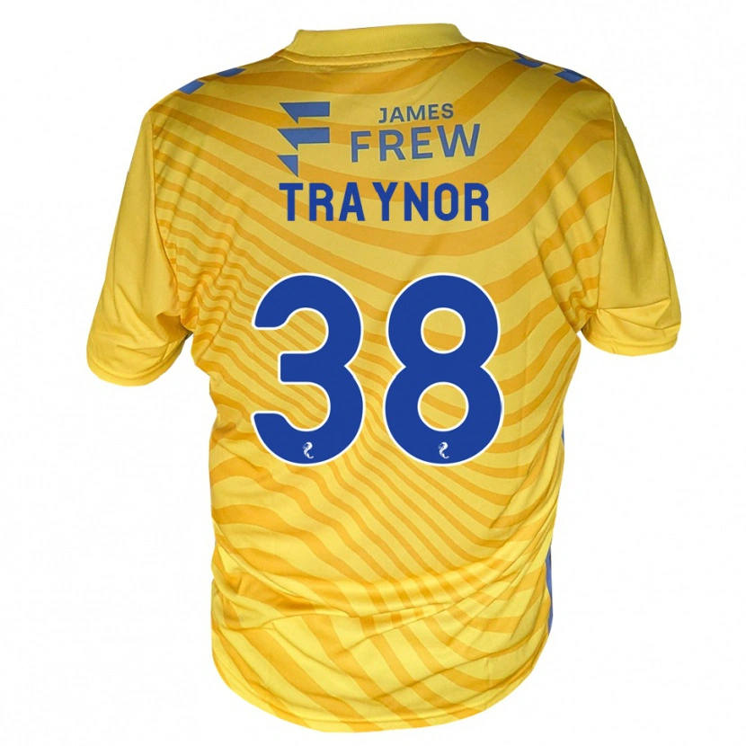 Danxen Herren Archie Traynor #38 Königsblau Gelb Auswärtstrikot Trikot 2026/27 T-Shirt Schweiz
