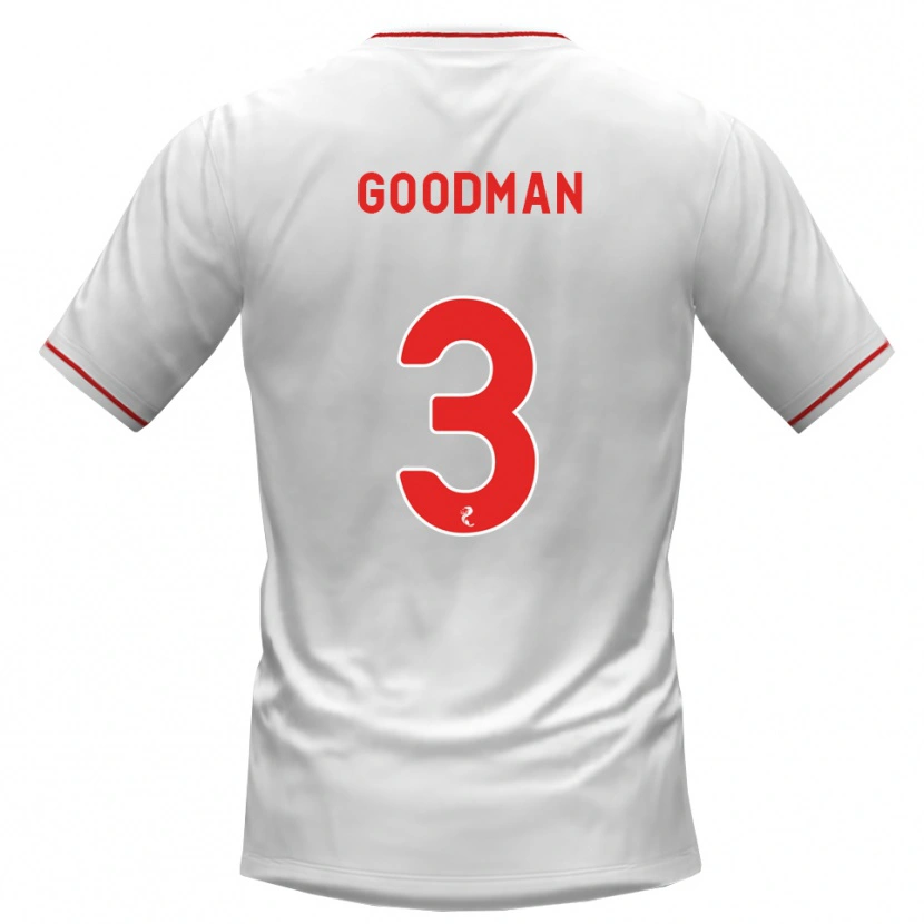 Danxen Herren Mya Goodman #3 Weiß Rot Auswärtstrikot Trikot 2026/27 T-Shirt Schweiz
