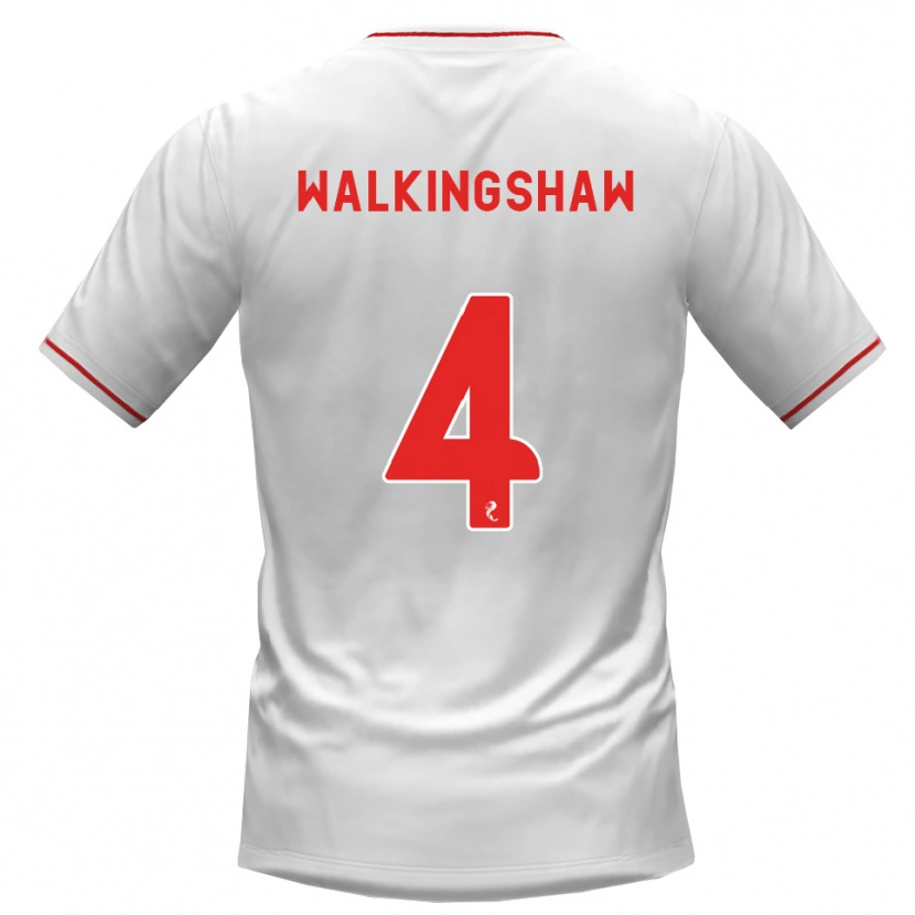 Danxen Herren Rachel Walkingshaw #4 Weiß Rot Auswärtstrikot Trikot 2026/27 T-Shirt Schweiz