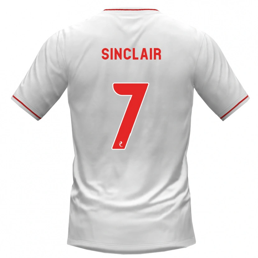 Danxen Herren Tyrese Sinclair #7 Weiß Rot Auswärtstrikot Trikot 2026/27 T-Shirt Schweiz