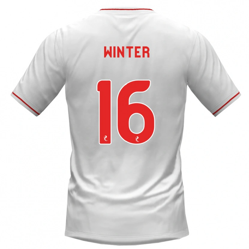 Danxen Herren Andy Winter #16 Weiß Rot Auswärtstrikot Trikot 2026/27 T-Shirt Schweiz
