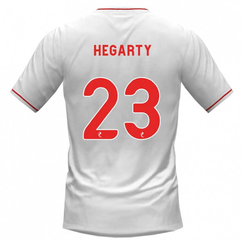 Danxen Herren Nina Hegarty #23 Weiß Rot Auswärtstrikot Trikot 2026/27 T-Shirt Schweiz