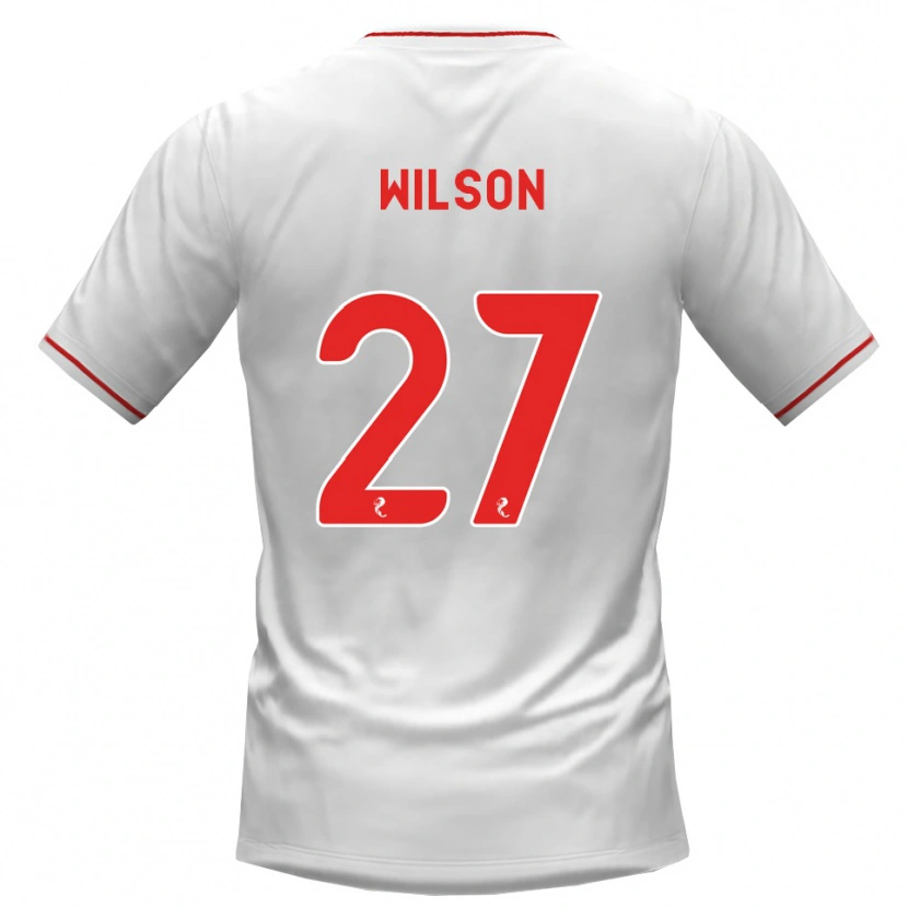 Danxen Herren Danny Wilson #27 Weiß Rot Auswärtstrikot Trikot 2026/27 T-Shirt Schweiz