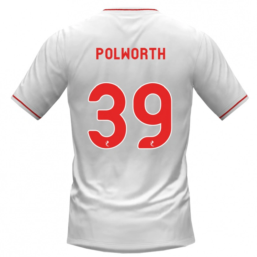 Danxen Herren Liam Polworth #39 Weiß Rot Auswärtstrikot Trikot 2026/27 T-Shirt Schweiz