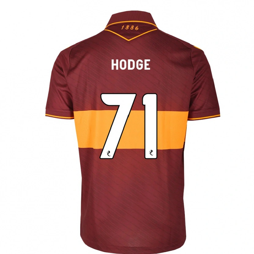 Danxen Herren Joe Hodge #71 Orange Maroon Auswärtstrikot Trikot 2026/27 T-Shirt Schweiz