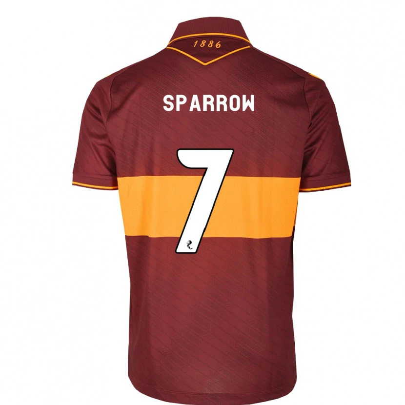 Danxen Herren Tom Sparrow #7 Orange Maroon Auswärtstrikot Trikot 2026/27 T-Shirt Schweiz