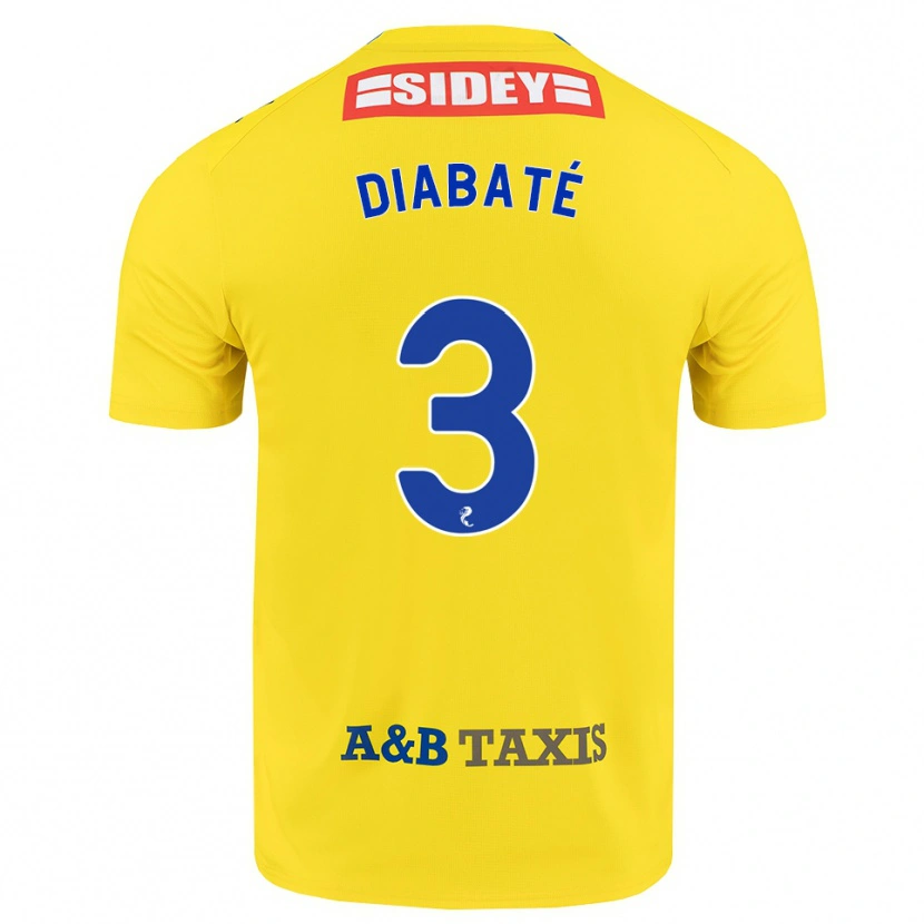 Danxen Herren Cheick Diabaté #3 Gelb Blau Schwarz Auswärtstrikot Trikot 2026/27 T-Shirt Schweiz