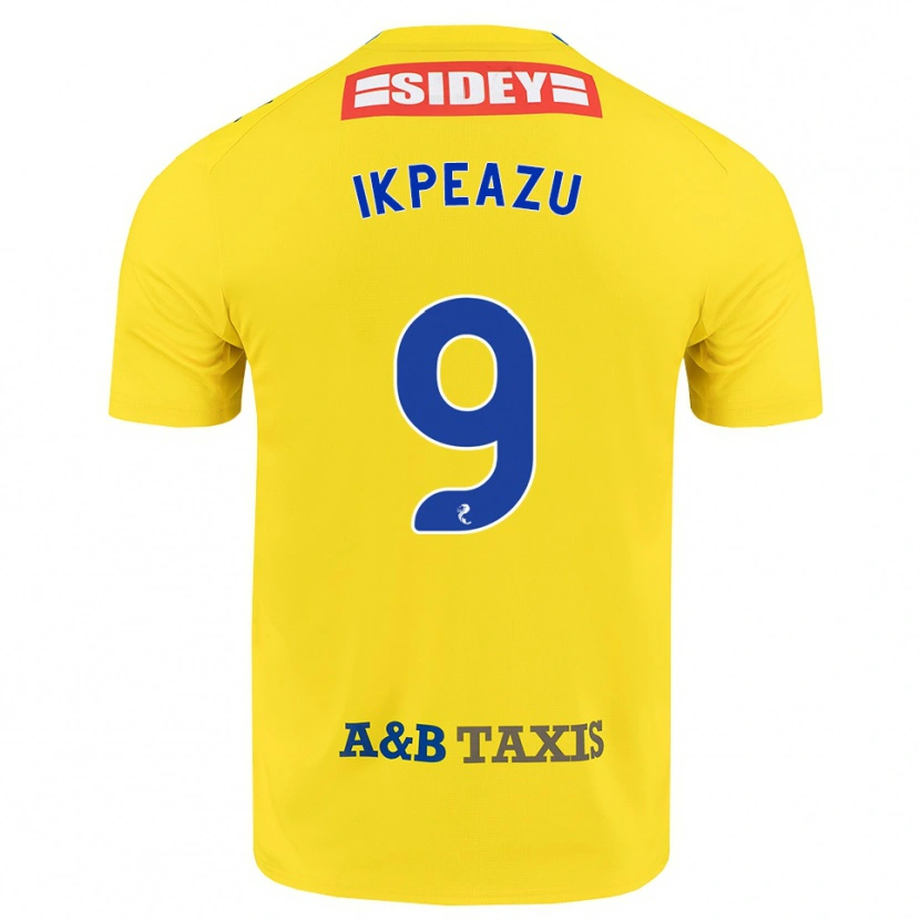 Danxen Herren Uche Ikpeazu #9 Gelb Blau Schwarz Auswärtstrikot Trikot 2026/27 T-Shirt Schweiz