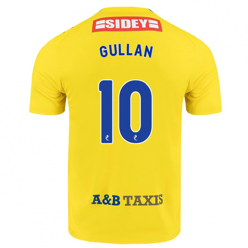 Danxen Herren Jamie Gullan #10 Gelb Blau Schwarz Auswärtstrikot Trikot 2026/27 T-Shirt Schweiz