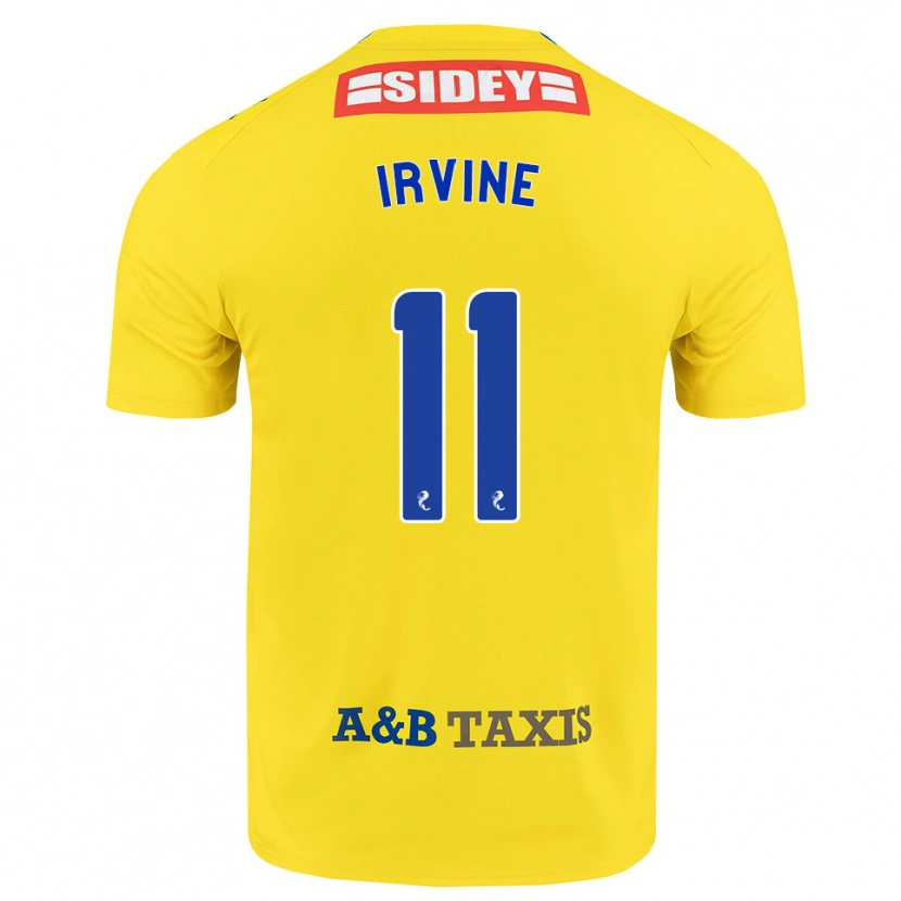 Danxen Herren Niamh Irvine #11 Gelb Blau Schwarz Auswärtstrikot Trikot 2026/27 T-Shirt Schweiz
