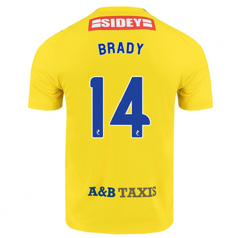Danxen Herren Scarlett Brady #14 Gelb Blau Schwarz Auswärtstrikot Trikot 2026/27 T-Shirt Schweiz