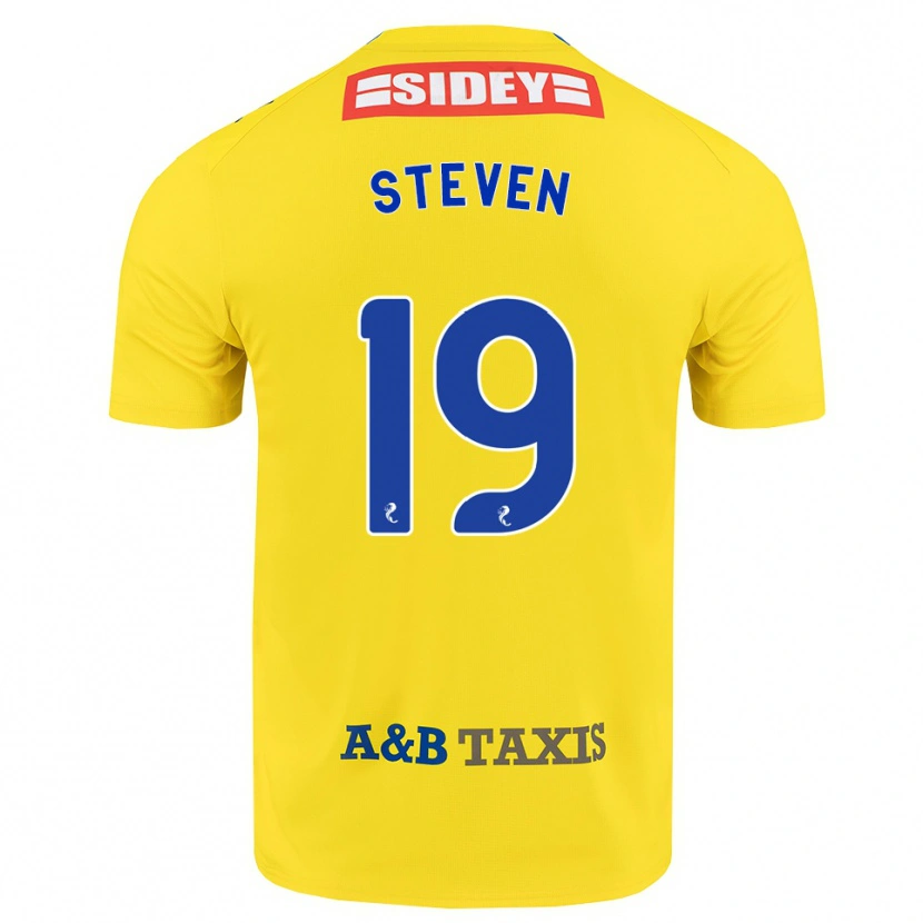 Danxen Herren Taylor Steven #19 Gelb Blau Schwarz Auswärtstrikot Trikot 2026/27 T-Shirt Schweiz