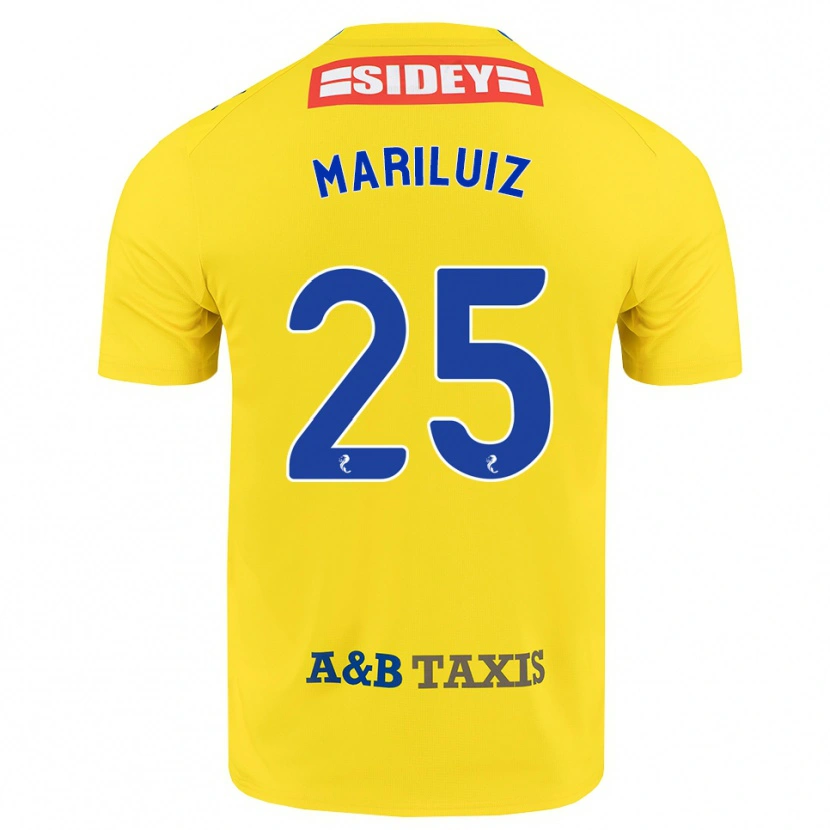 Danxen Herren Mariluiz Sanchez #25 Gelb Blau Schwarz Auswärtstrikot Trikot 2026/27 T-Shirt Schweiz