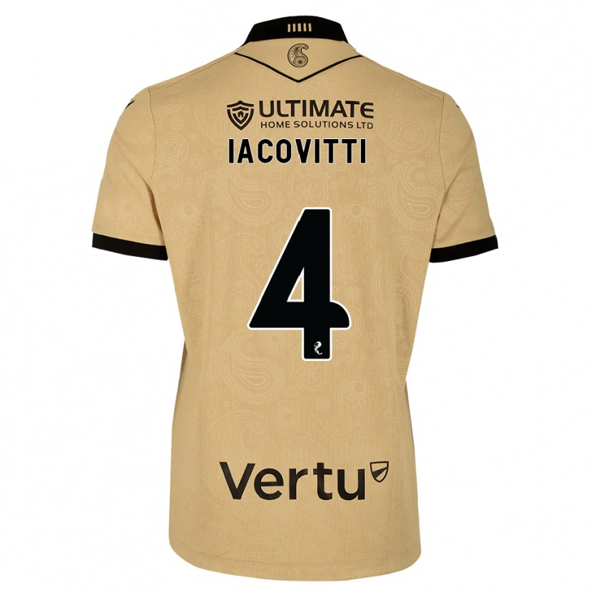 Danxen Herren Alex Iacovitti #4 Burlywood Schwarz Auswärtstrikot Trikot 2026/27 T-Shirt Schweiz