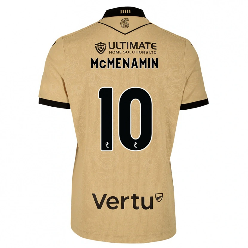 Danxen Herren Conor Mcmenamin #10 Burlywood Schwarz Auswärtstrikot Trikot 2026/27 T-Shirt Schweiz