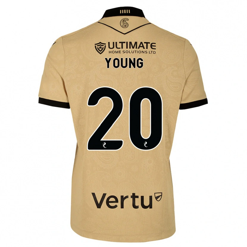 Danxen Herren Jake Young #20 Burlywood Schwarz Auswärtstrikot Trikot 2026/27 T-Shirt Schweiz