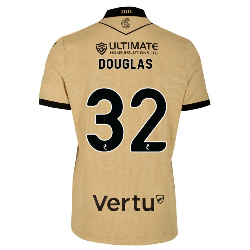 Danxen Herren Luke Douglas #32 Burlywood Schwarz Auswärtstrikot Trikot 2026/27 T-Shirt Schweiz