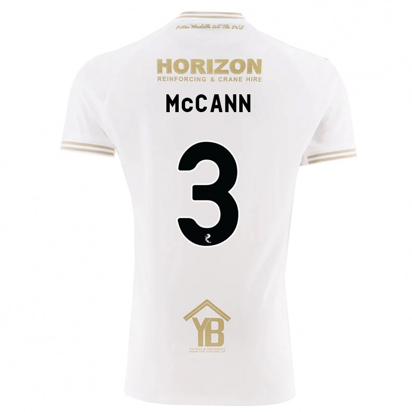 Danxen Herren Leon Mccann #3 Weizen Weiß Auswärtstrikot Trikot 2026/27 T-Shirt Schweiz