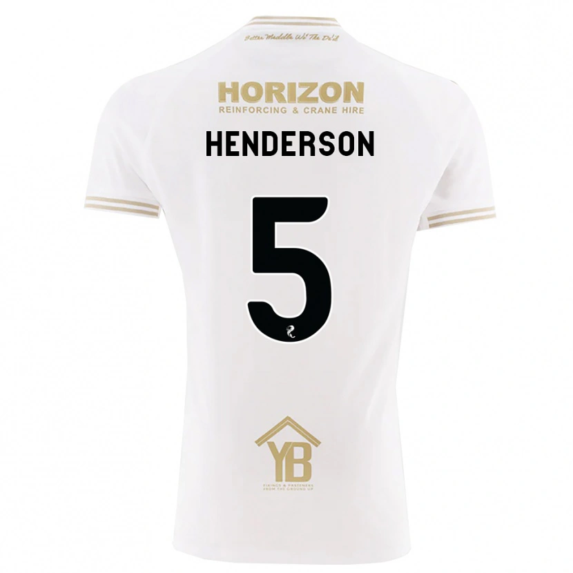 Danxen Herren Liam Henderson #5 Weizen Weiß Auswärtstrikot Trikot 2026/27 T-Shirt Schweiz