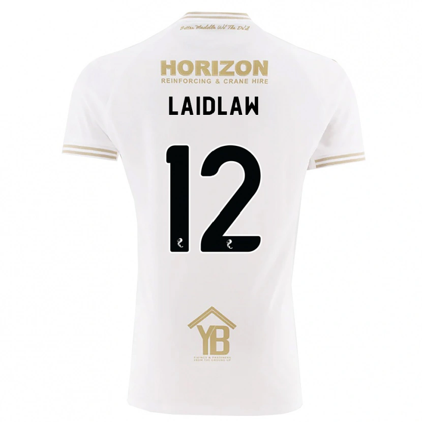 Danxen Herren Ethan Laidlaw #12 Weizen Weiß Auswärtstrikot Trikot 2026/27 T-Shirt Schweiz