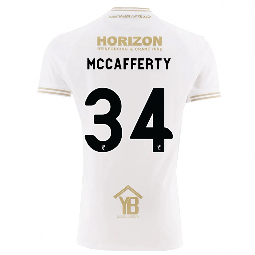 Danxen Herren Flynn Mccafferty #34 Weizen Weiß Auswärtstrikot Trikot 2026/27 T-Shirt Schweiz