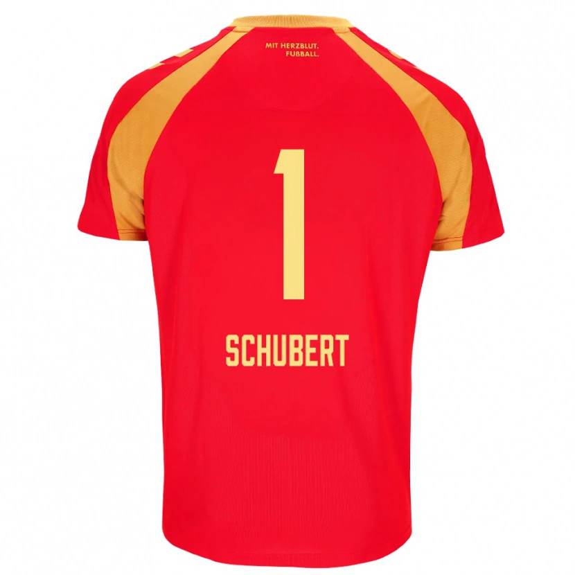 Danxen Herren Markus Schubert #1 Rot Orange Schwarz Auswärtstrikot Trikot 2026/27 T-Shirt Schweiz