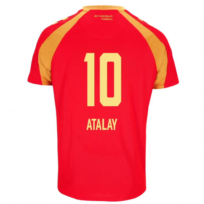 Danxen Herren Ibrahim Atalay #10 Rot Orange Schwarz Auswärtstrikot Trikot 2026/27 T-Shirt Schweiz