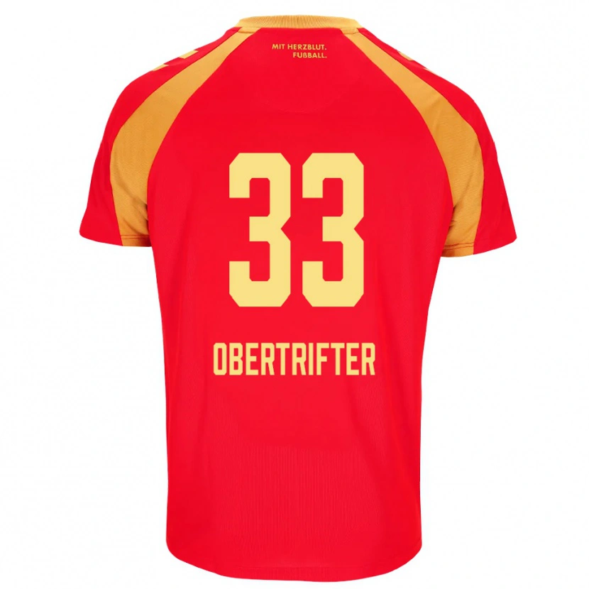 Danxen Herren Ben Obertrifter #33 Rot Orange Schwarz Auswärtstrikot Trikot 2026/27 T-Shirt Schweiz