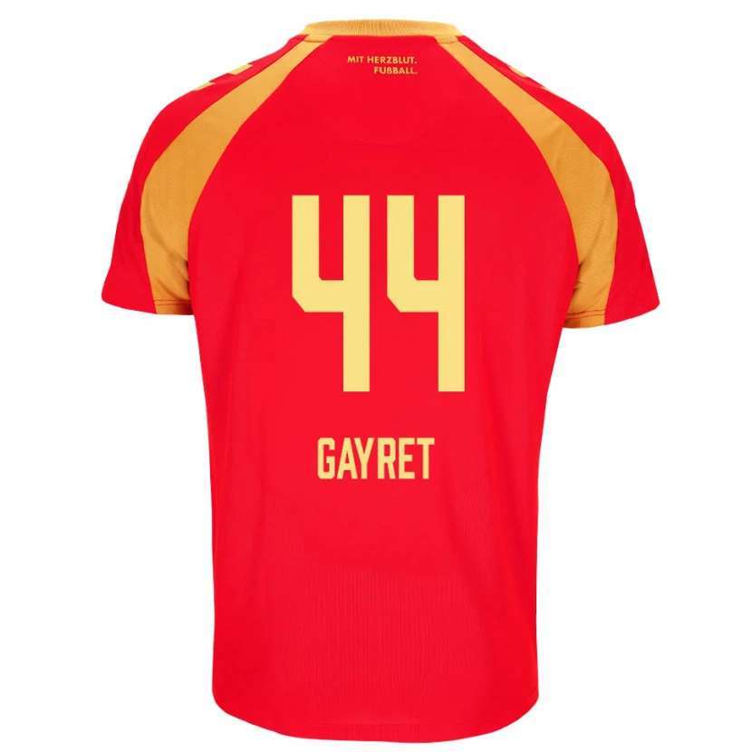 Danxen Herren Timur Gayret #44 Rot Orange Schwarz Auswärtstrikot Trikot 2026/27 T-Shirt Schweiz