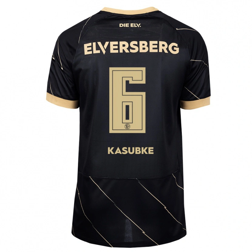 Danxen Herren Manuel Kasubke #6 Schwarz Braun Auswärtstrikot Trikot 2026/27 T-Shirt Schweiz