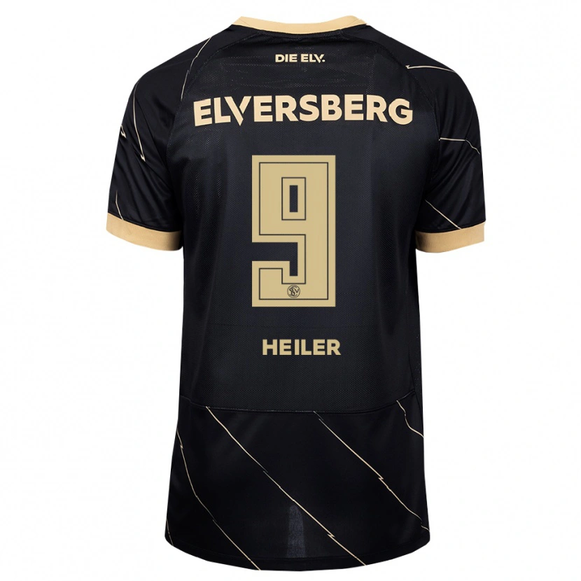 Danxen Herren Luca Heiler #9 Schwarz Braun Auswärtstrikot Trikot 2026/27 T-Shirt Schweiz