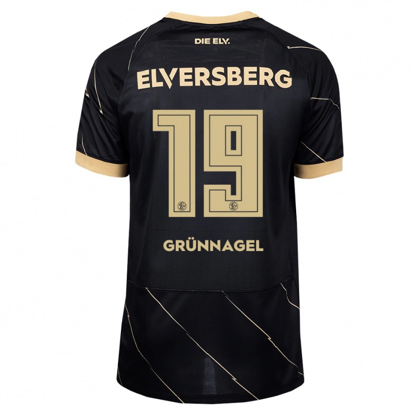 Danxen Herren Lea Grünnagel #19 Schwarz Braun Auswärtstrikot Trikot 2026/27 T-Shirt Schweiz