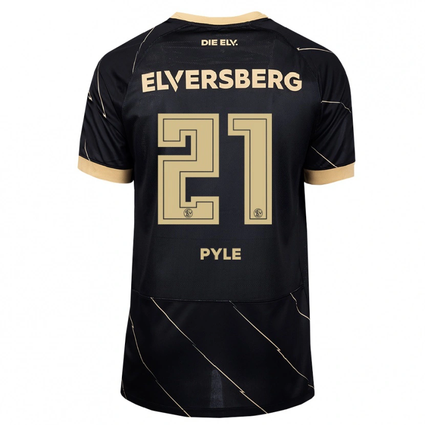 Danxen Herren David Pyle #21 Schwarz Braun Auswärtstrikot Trikot 2026/27 T-Shirt Schweiz