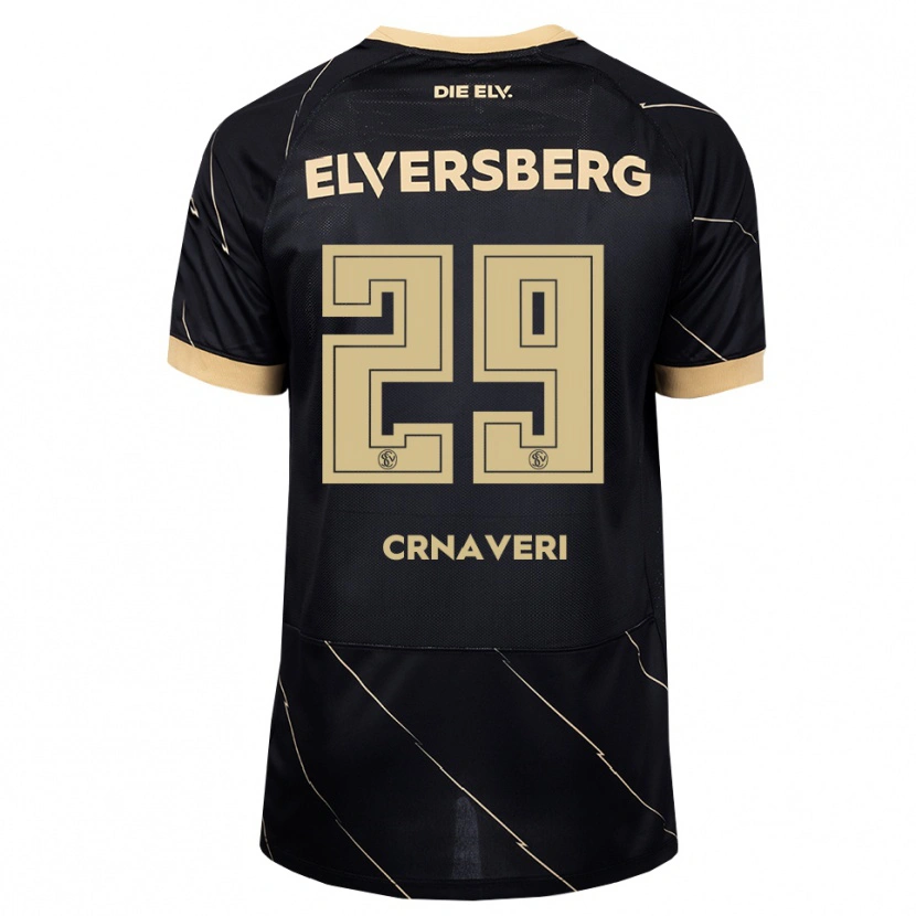 Danxen Herren Laureta Crnaveri #29 Schwarz Braun Auswärtstrikot Trikot 2026/27 T-Shirt Schweiz