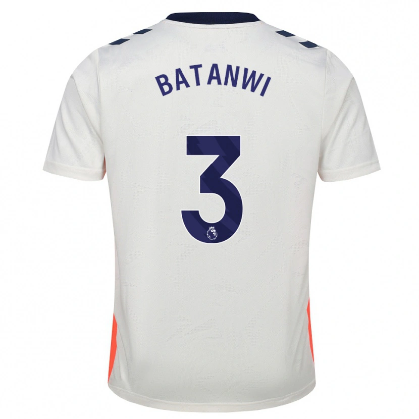 Danxen Herren Tristen Batanwi #3 Weiß Orange Königsblau Auswärtstrikot Trikot 2026/27 T-Shirt Schweiz