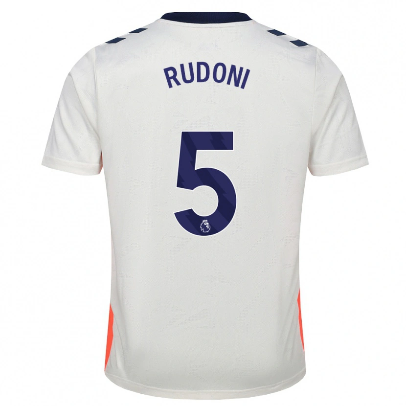 Danxen Herren Jack Rudoni #5 Weiß Orange Königsblau Auswärtstrikot Trikot 2026/27 T-Shirt Schweiz