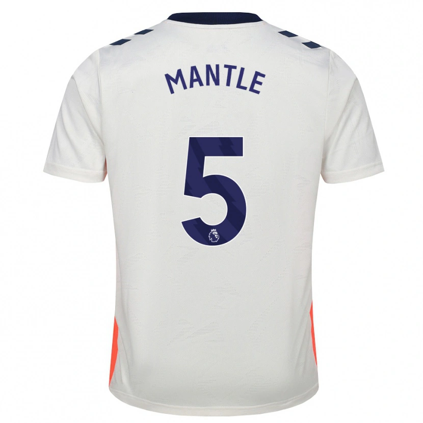 Danxen Herren David Mantle #5 Weiß Orange Königsblau Auswärtstrikot Trikot 2026/27 T-Shirt Schweiz