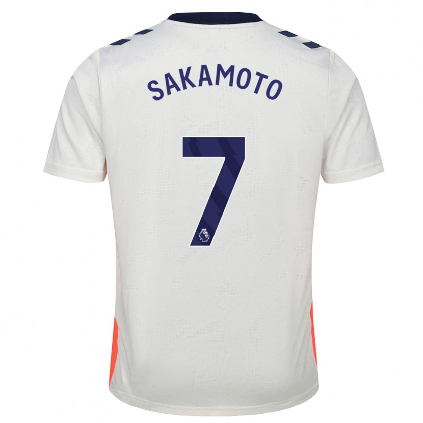 Danxen Herren Tatsuhiro Sakamoto #7 Weiß Orange Königsblau Auswärtstrikot Trikot 2026/27 T-Shirt Schweiz