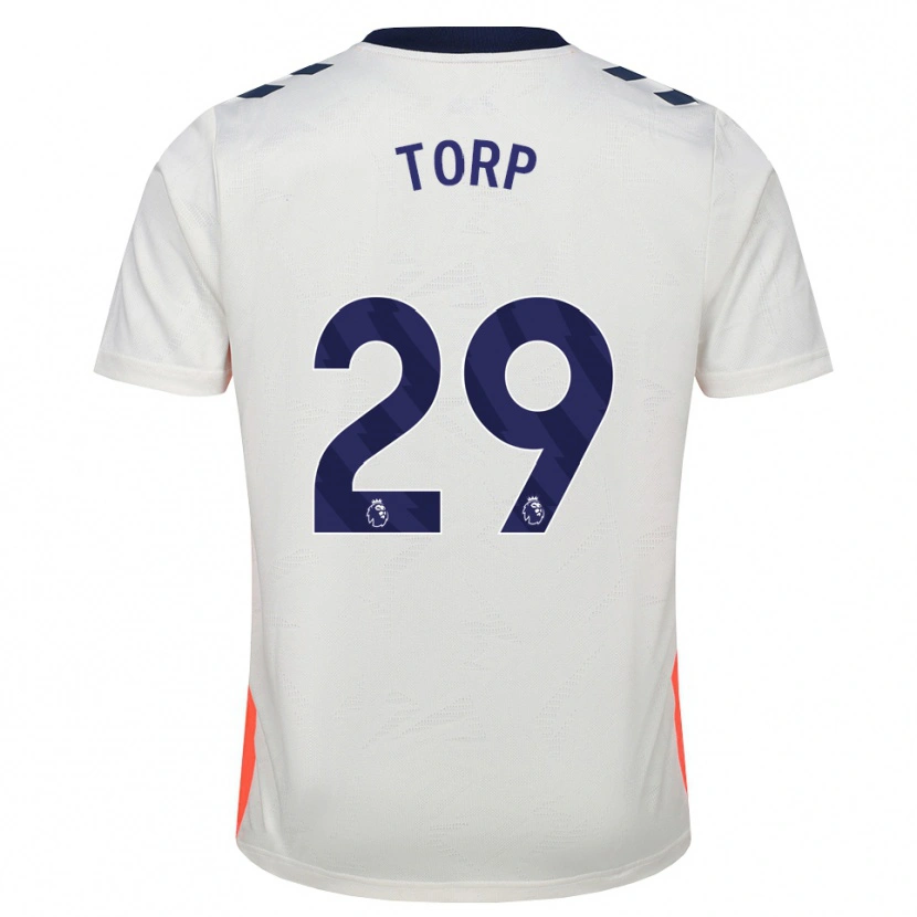 Danxen Herren Victor Torp #29 Weiß Orange Königsblau Auswärtstrikot Trikot 2026/27 T-Shirt Schweiz