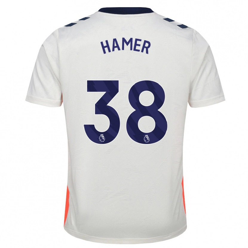 Danxen Herren Gustavo Hamer #38 Weiß Orange Königsblau Auswärtstrikot Trikot 2026/27 T-Shirt Schweiz