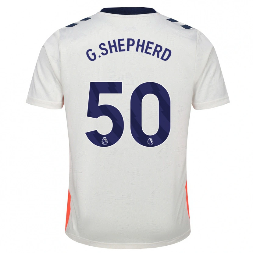 Danxen Herren George Shepherd #50 Weiß Orange Königsblau Auswärtstrikot Trikot 2026/27 T-Shirt Schweiz
