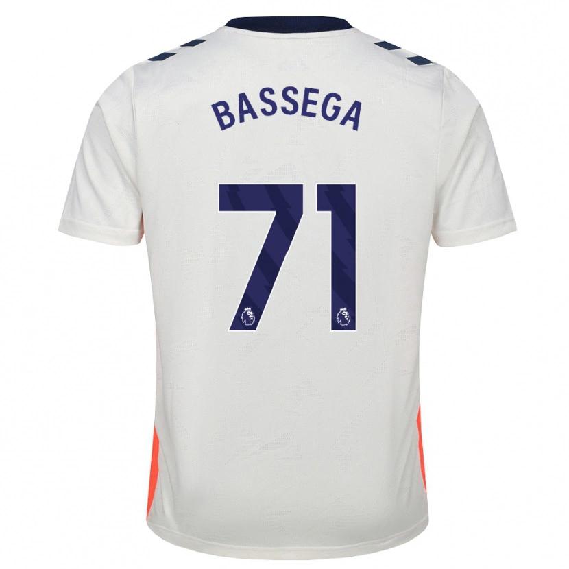 Danxen Herren Nsemi Bassega #71 Weiß Orange Königsblau Auswärtstrikot Trikot 2026/27 T-Shirt Schweiz