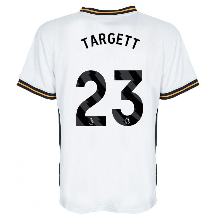 Danxen Herren Matt Targett #23 Weiß Orange Schwarz Auswärtstrikot Trikot 2026/27 T-Shirt Schweiz