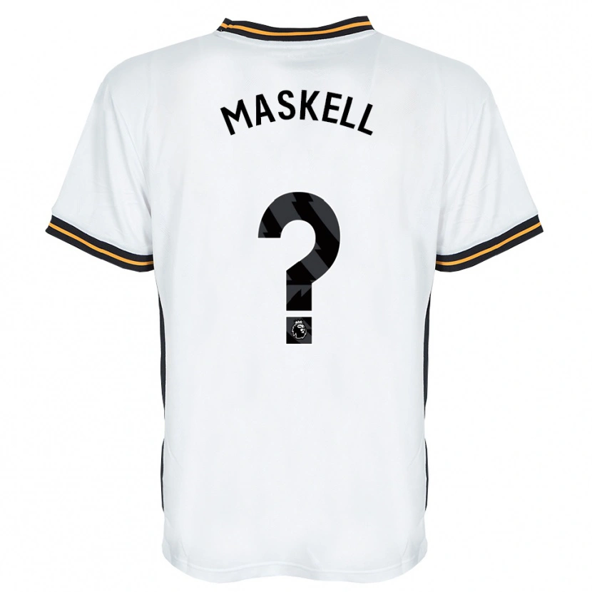 Danxen Herren Alfie Maskell #0 Weiß Orange Schwarz Auswärtstrikot Trikot 2026/27 T-Shirt Schweiz