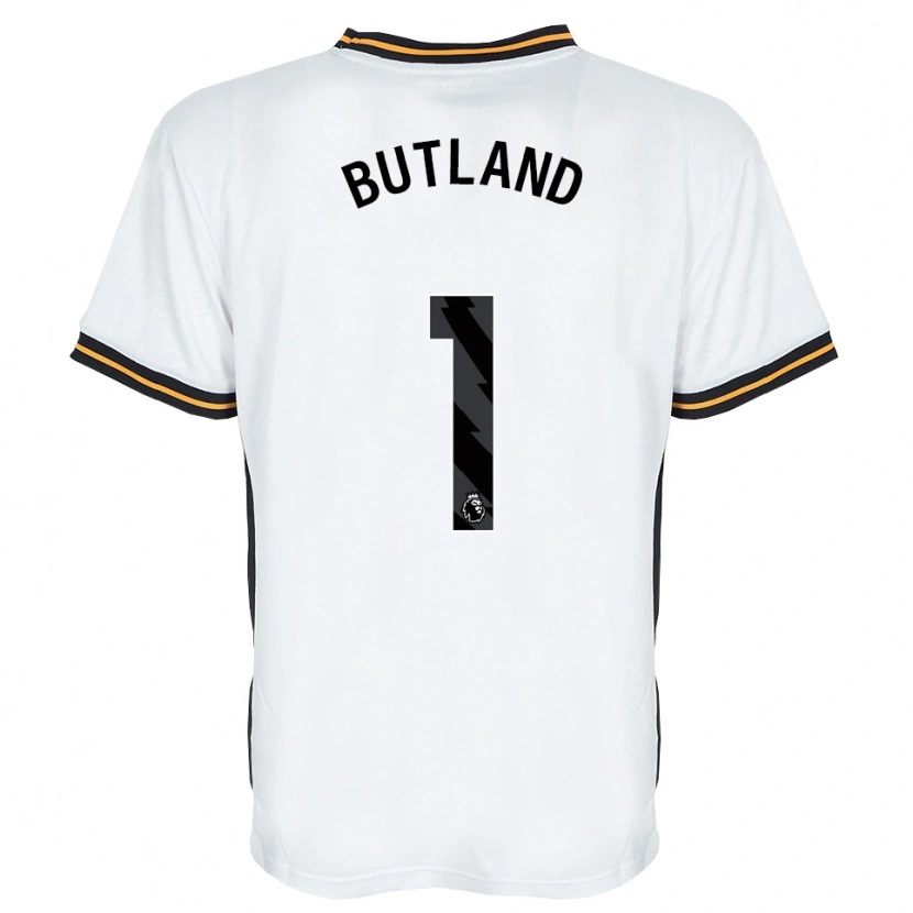 Danxen Herren Jack Butland #1 Weiß Orange Schwarz Auswärtstrikot Trikot 2026/27 T-Shirt Schweiz