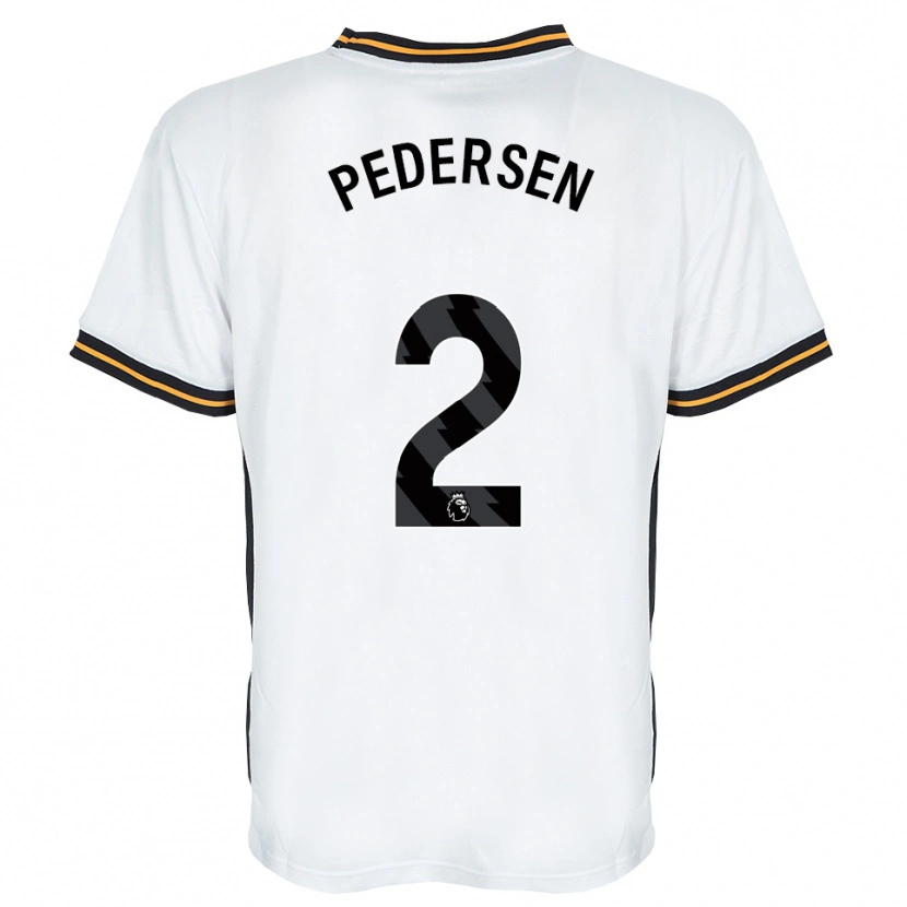 Danxen Herren Eden Pedersen #2 Weiß Orange Schwarz Auswärtstrikot Trikot 2026/27 T-Shirt Schweiz