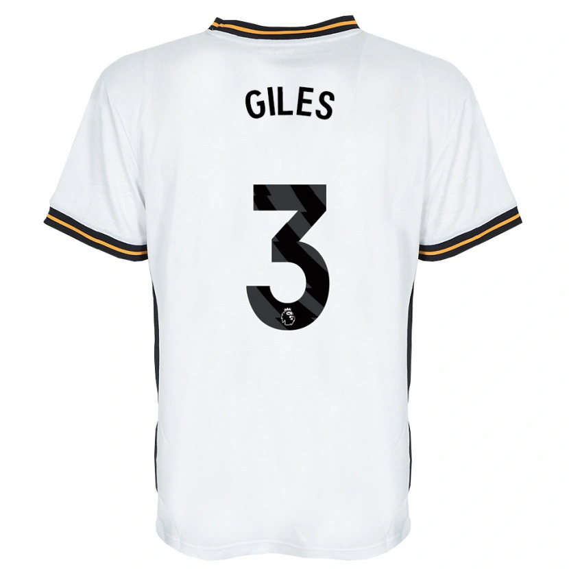 Danxen Herren Ryan Giles #3 Weiß Orange Schwarz Auswärtstrikot Trikot 2026/27 T-Shirt Schweiz