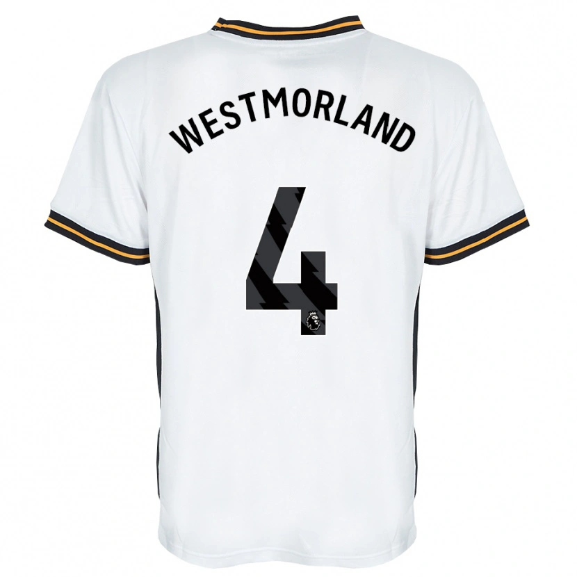 Danxen Herren Emma Westmorland #4 Weiß Orange Schwarz Auswärtstrikot Trikot 2026/27 T-Shirt Schweiz
